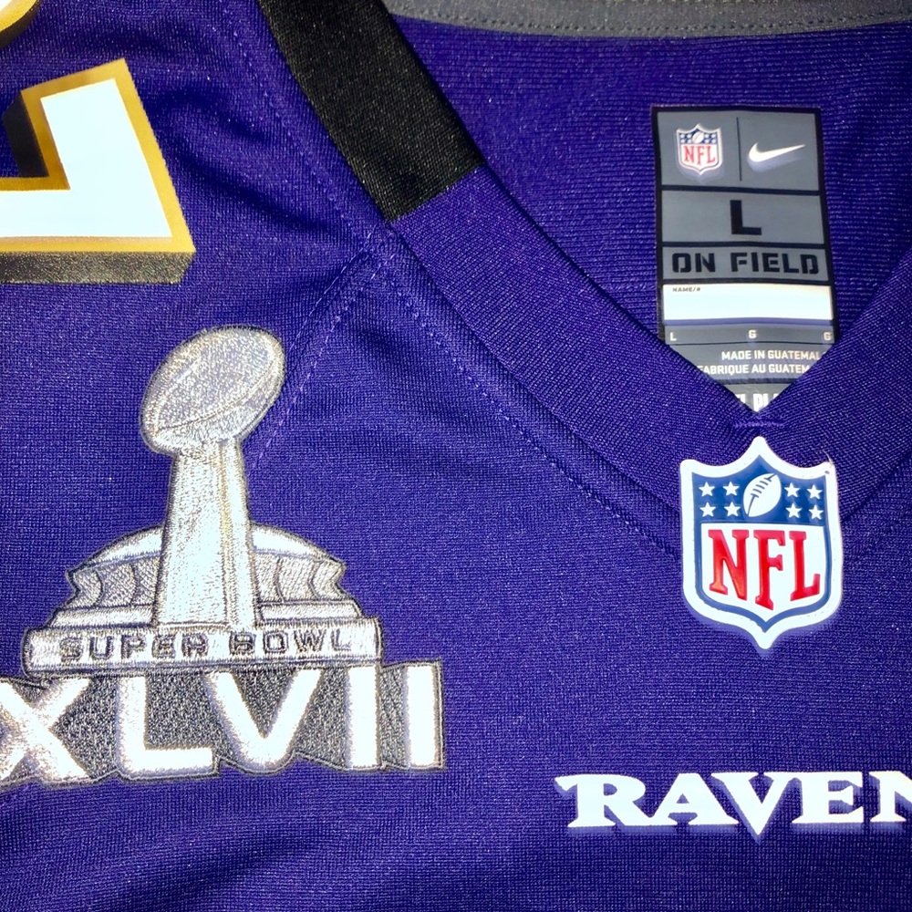 Baltimore Raven NFL Authentic Super Bowl Jersey